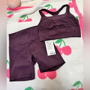 Lululemon Purple Workout set